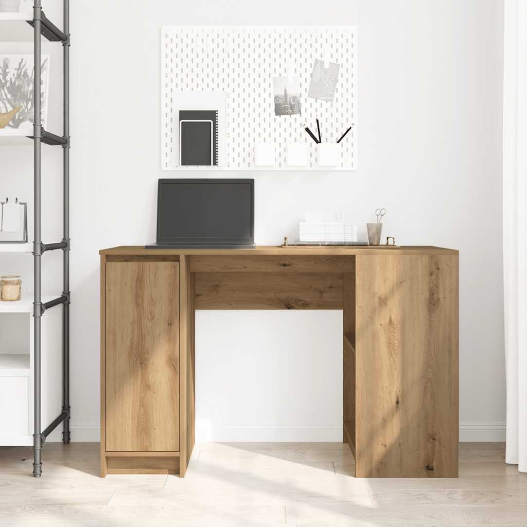 vidaXL Birou Artisan Stejar 120x42x76 cm Lemn prelucrat