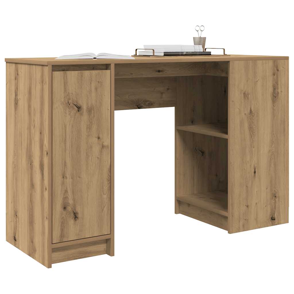 vidaXL Birou Artisan Stejar 120x42x76 cm Lemn prelucrat