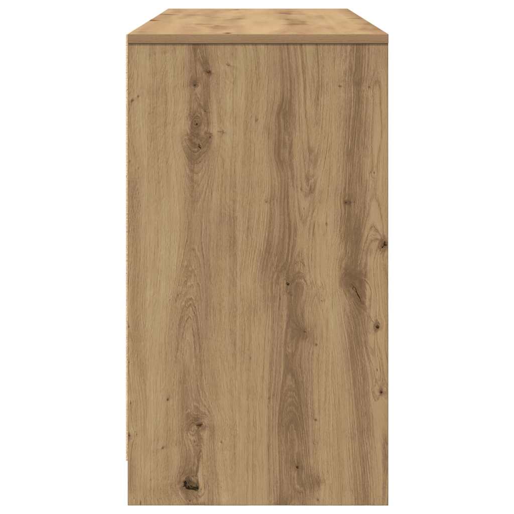 vidaXL Birou Artisan Stejar 120x42x76 cm Lemn prelucrat