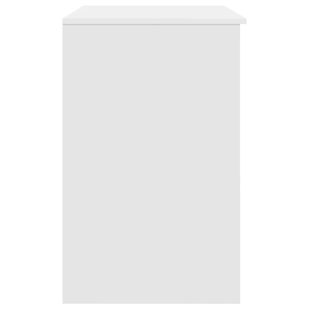 vidaXL Birou alb 86x49x76 cm lemn prelucrat vidaXL Birou alb 86x49x76 cm lemn prelucrat
