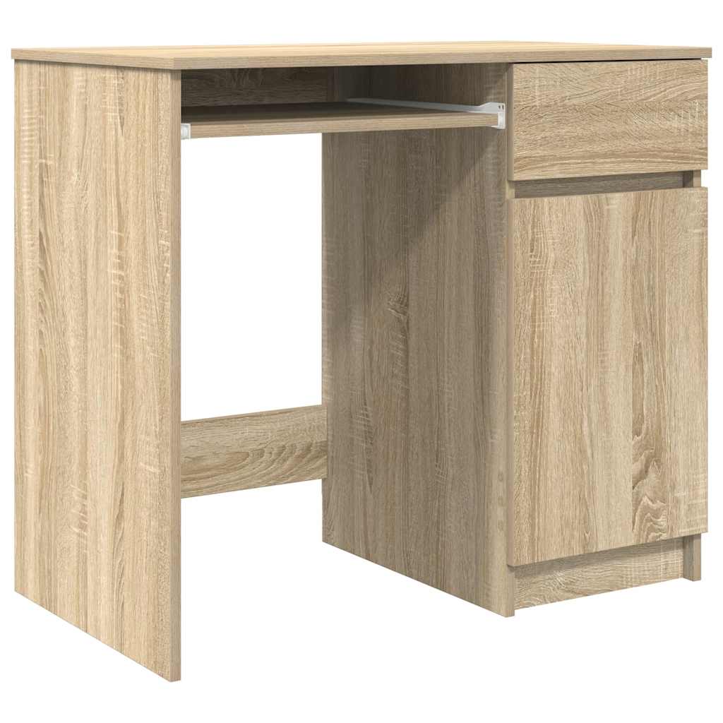 vidaXL Birou Stejar Sonoma 86x49x76 cm Lemn prelucrat