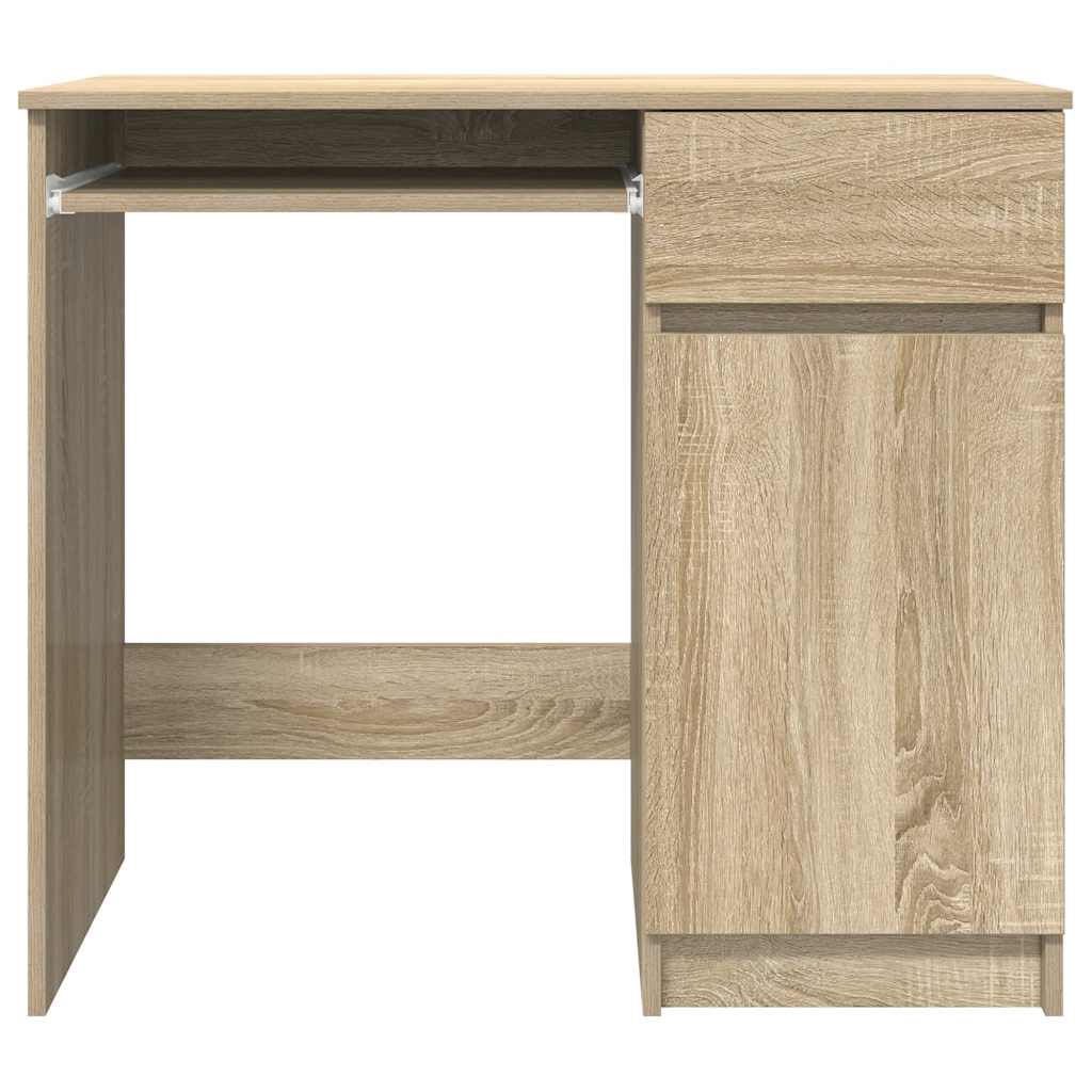 vidaXL Birou Stejar Sonoma 86x49x76 cm Lemn prelucrat