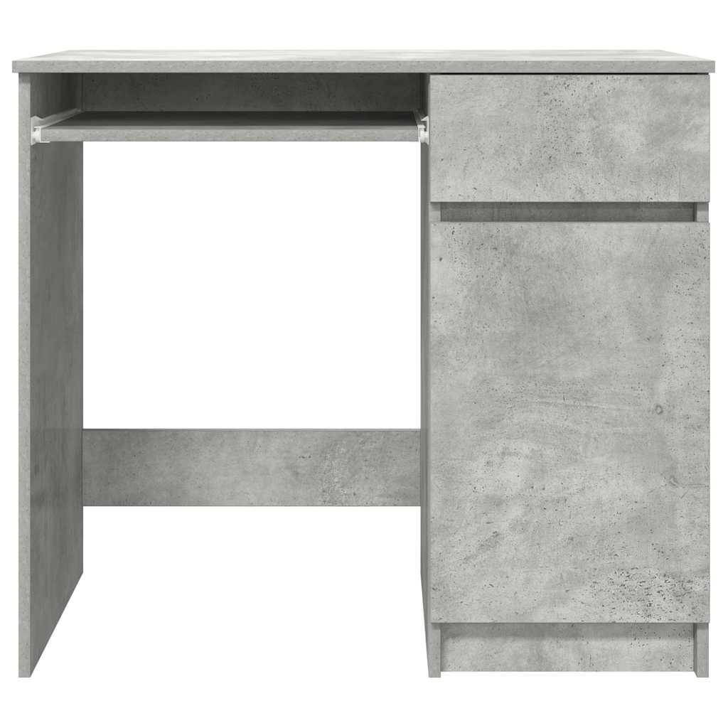 vidaXL Birou Beton Gri 86x49x76 cm Lemn prelucrat vidaXL Birou Beton Gri 86x49x76 cm Lemn prelucrat