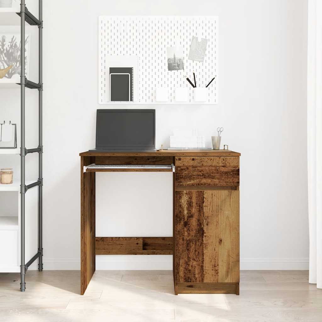 vidaXL Birou lemn vechi 86x49x76 cm lemn prelucrat vidaXL Birou lemn vechi 86x49x76 cm lemn prelucrat