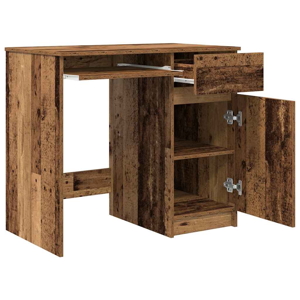 vidaXL Birou lemn vechi 86x49x76 cm lemn prelucrat vidaXL Birou lemn vechi 86x49x76 cm lemn prelucrat
