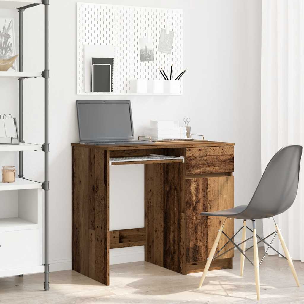 vidaXL Birou lemn vechi 86x49x76 cm lemn prelucrat vidaXL Birou lemn vechi 86x49x76 cm lemn prelucrat