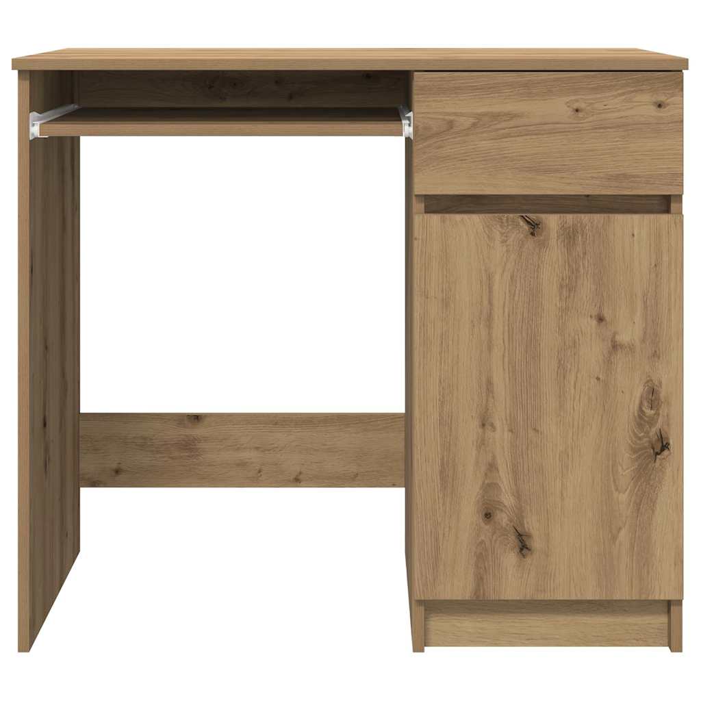 vidaXL Birou Artisan Stejar 86x49x76 cm Lemn prelucrat vidaXL Birou Artisan Stejar 86x49x76 cm Lemn prelucrat