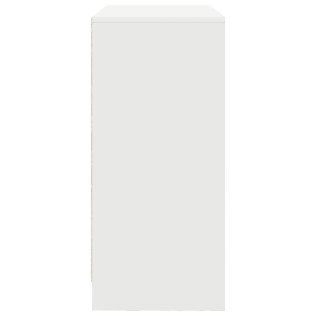 vidaXL Bufetă cu sertare și uși alb 70,5x34x74,5 cm