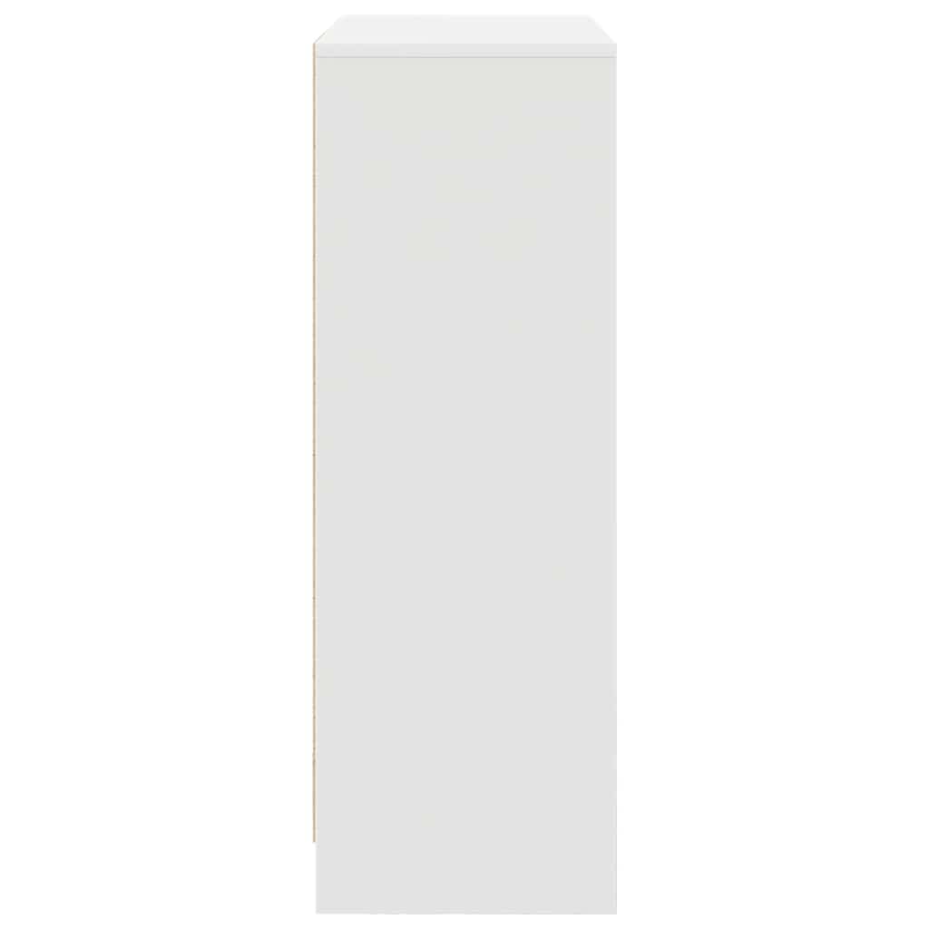 vidaXL Bufetă cu sertare și uși alb 73x31x90 cm