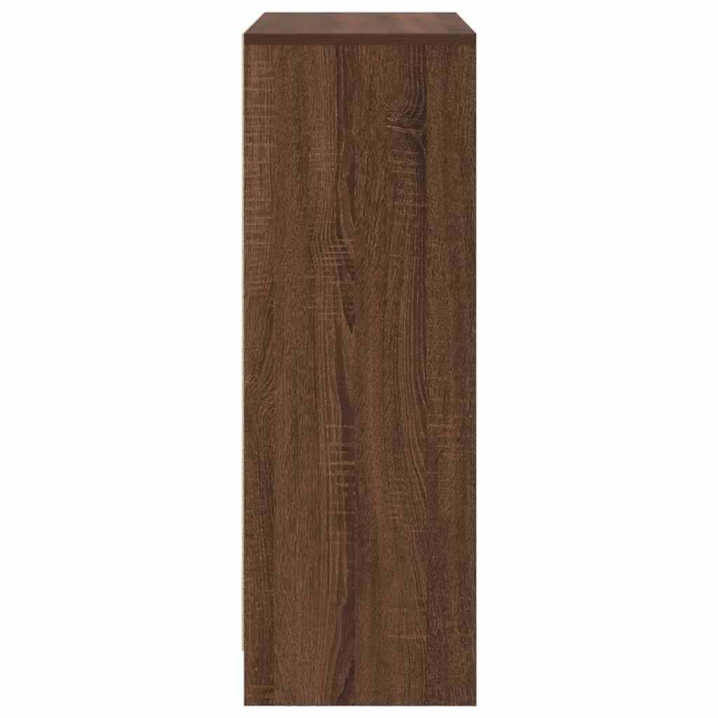 vidaXL Bufetă cu sertare și uși Stejar maro 73x31x90 cm