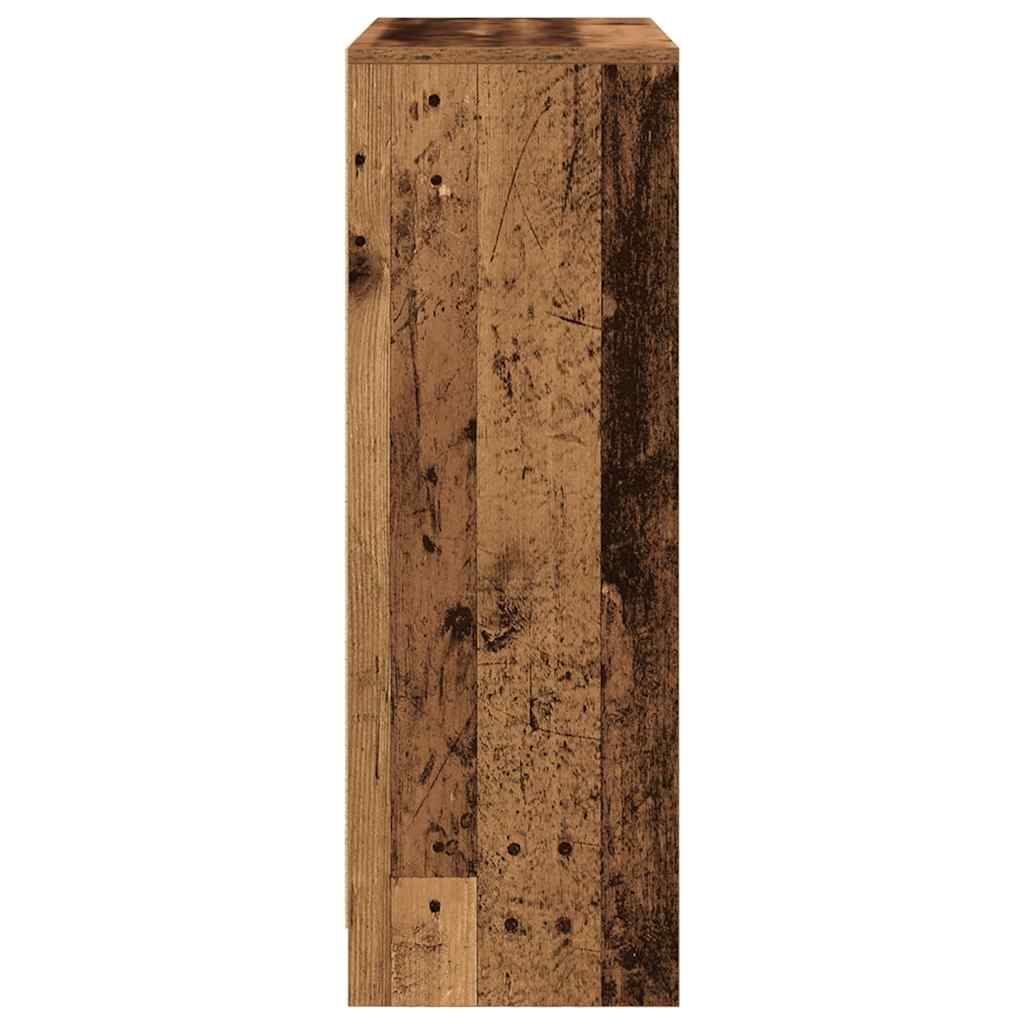 vidaXL Bufetă cu sertare și uși Lemn vechi 73x31x90 cm