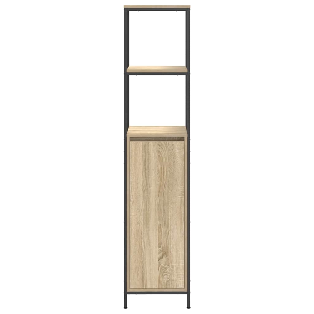vidaXL Dulap de baie cu rafturi Stejar Sonoma 36x35x165 cm