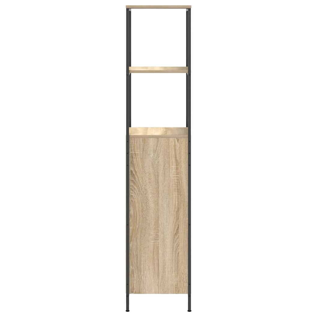 vidaXL Dulap de baie cu rafturi Stejar Sonoma 36x35x165 cm
