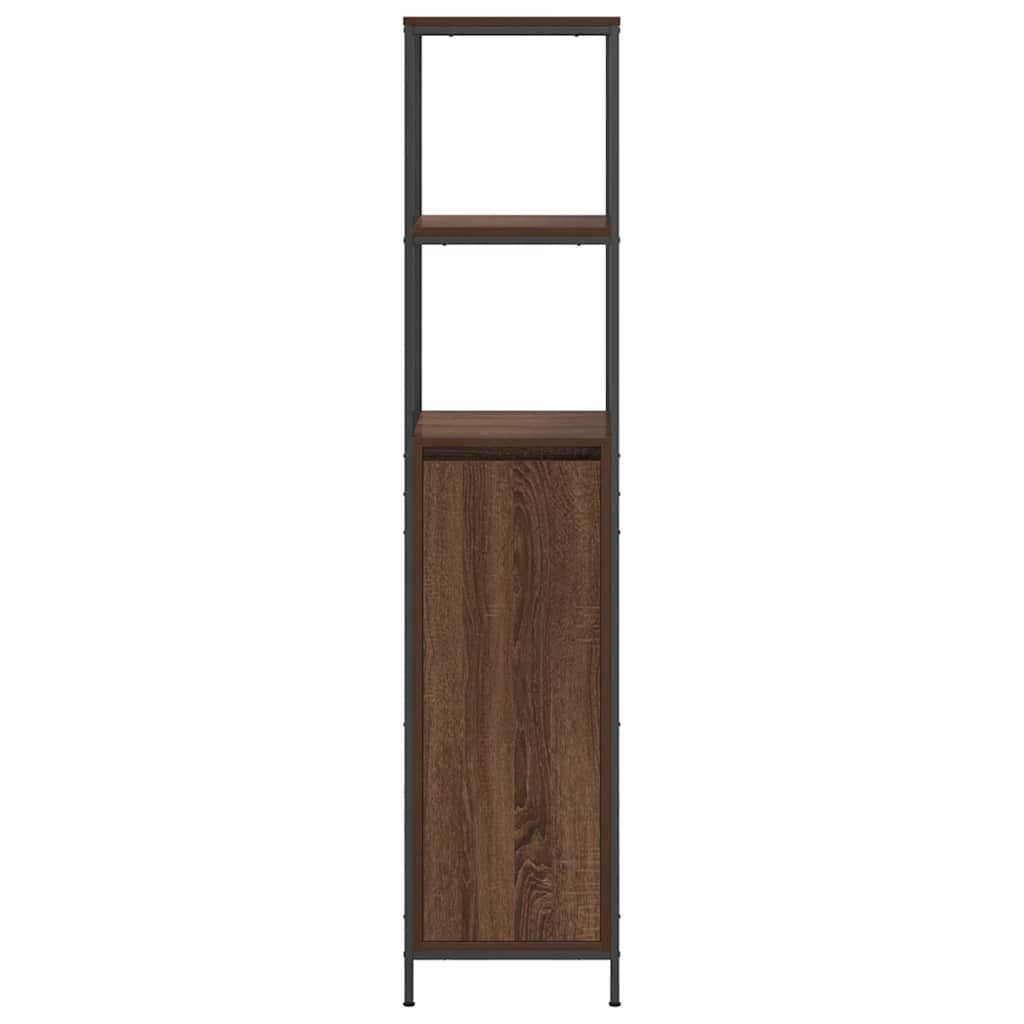 vidaXL Dulap de baie cu rafturi Stejar maro 36x35x165 cm