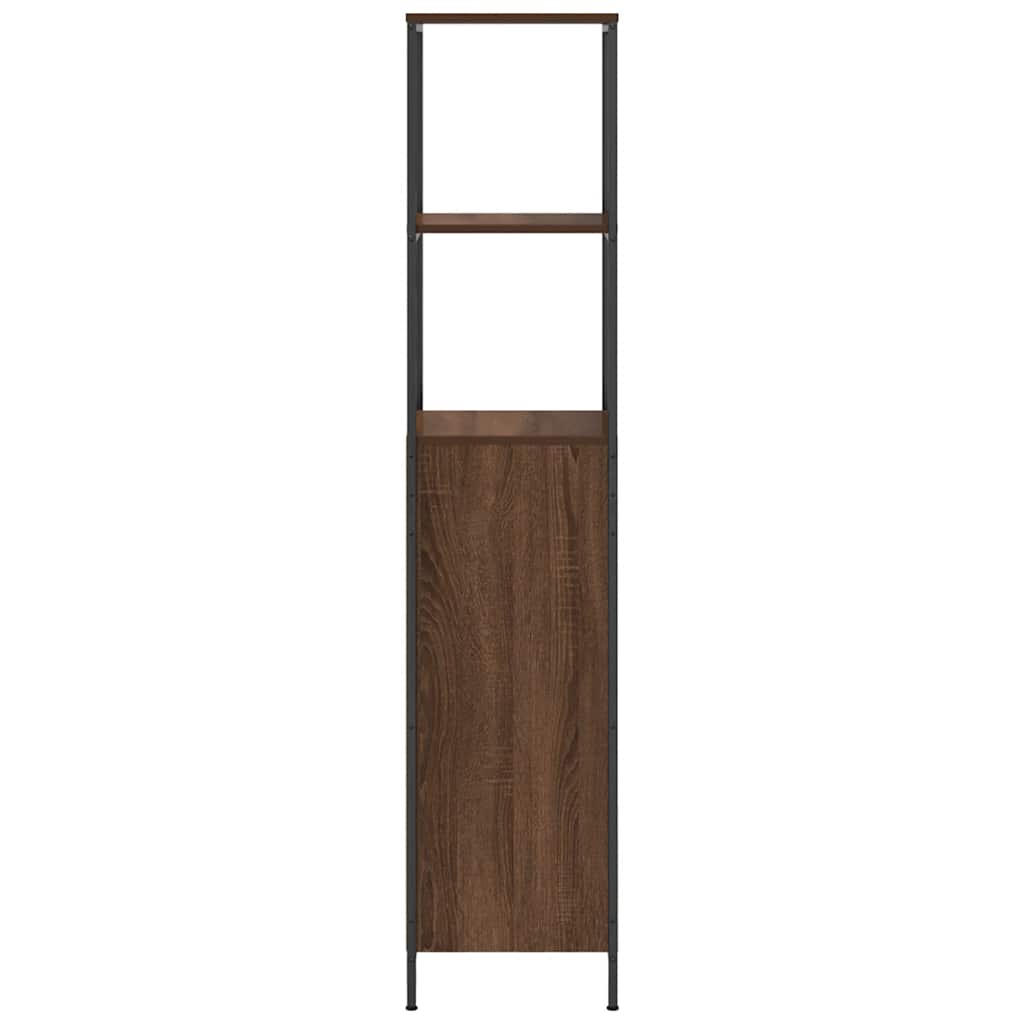 vidaXL Dulap de baie cu rafturi Stejar maro 36x35x165 cm