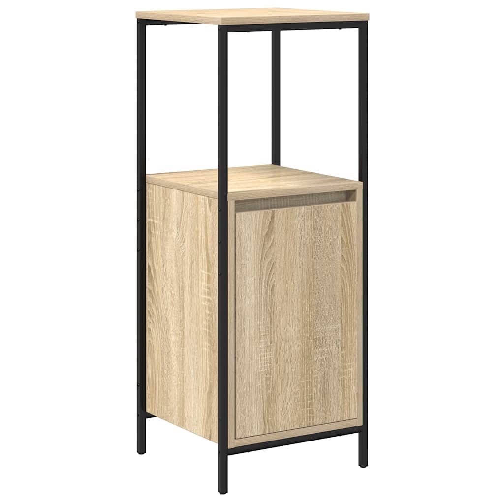 vidaXL Dulap de baie cu rafturi Stejar Sonoma 36x35x95 cm