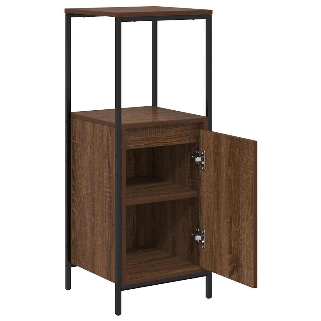 vidaXL Dulap de baie cu rafturi Stejar maro 36x35x95 cm