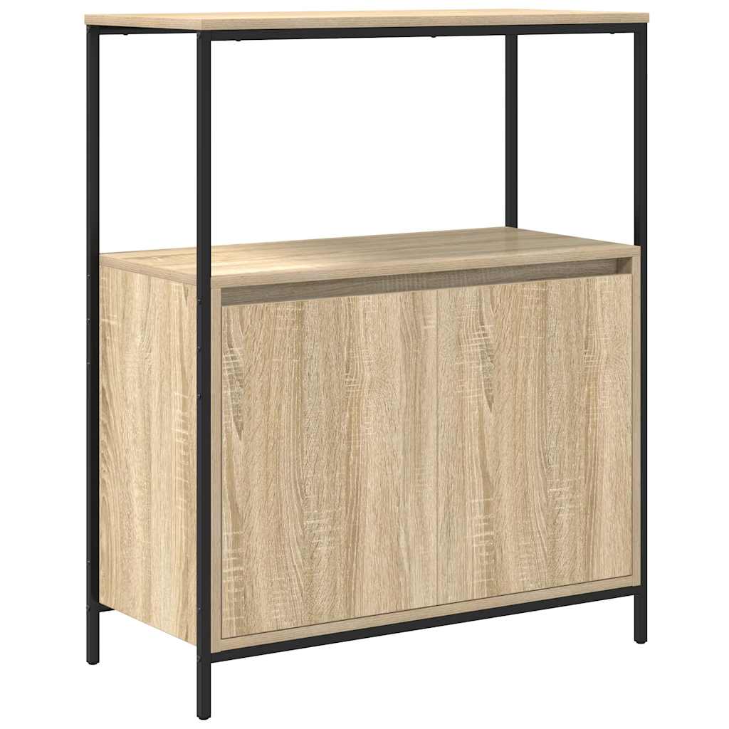 vidaXL Dulap de baie cu rafturi Stejar Sonoma 76,5x35x95 cm