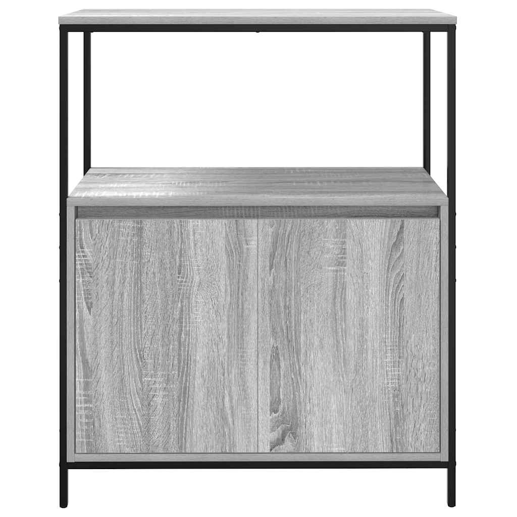 vidaXL Dulap de baie cu rafturi Gri Sonoma 76,5x35x95 cm