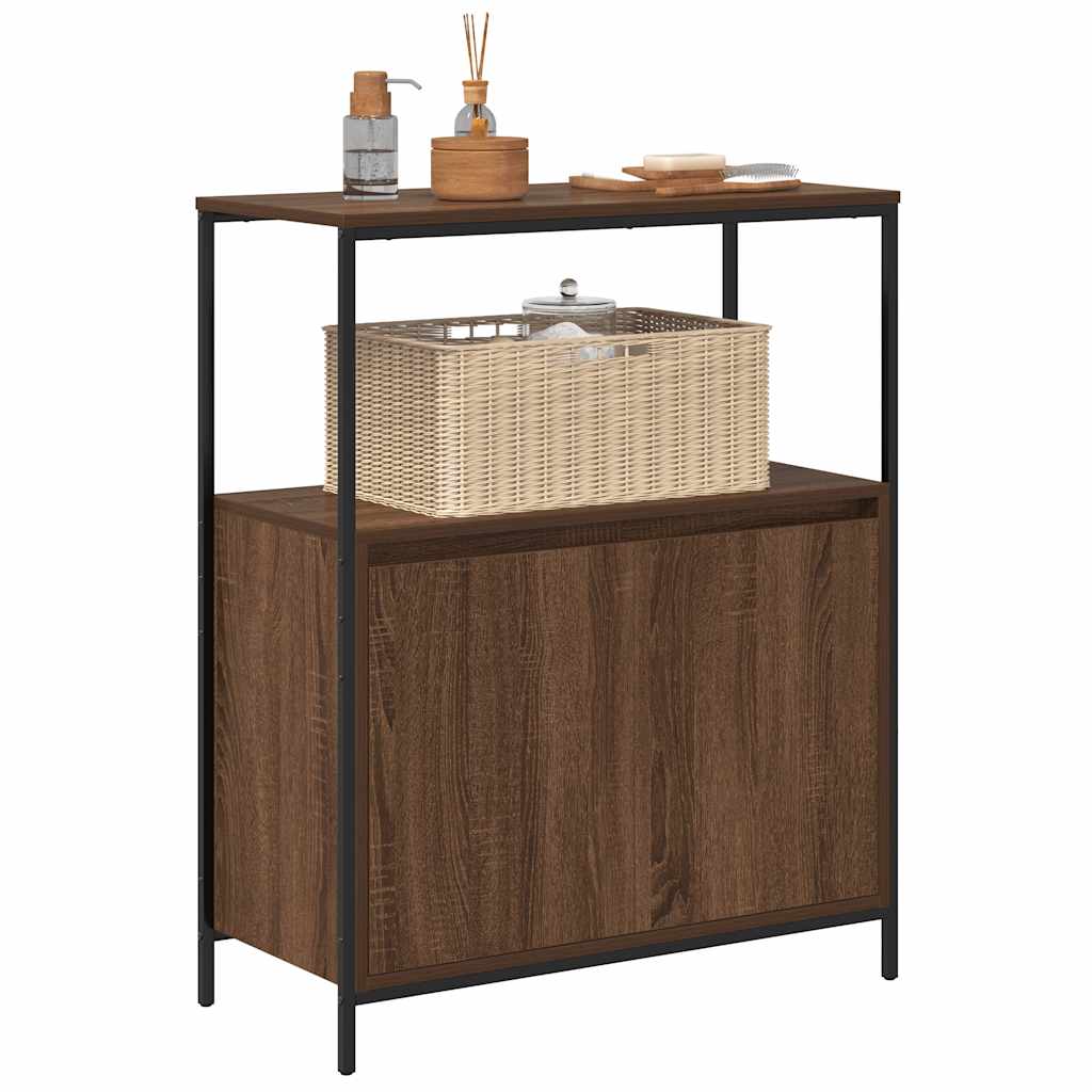 vidaXL Dulap de baie cu rafturi Stejar maro 76,5x35x95 cm
