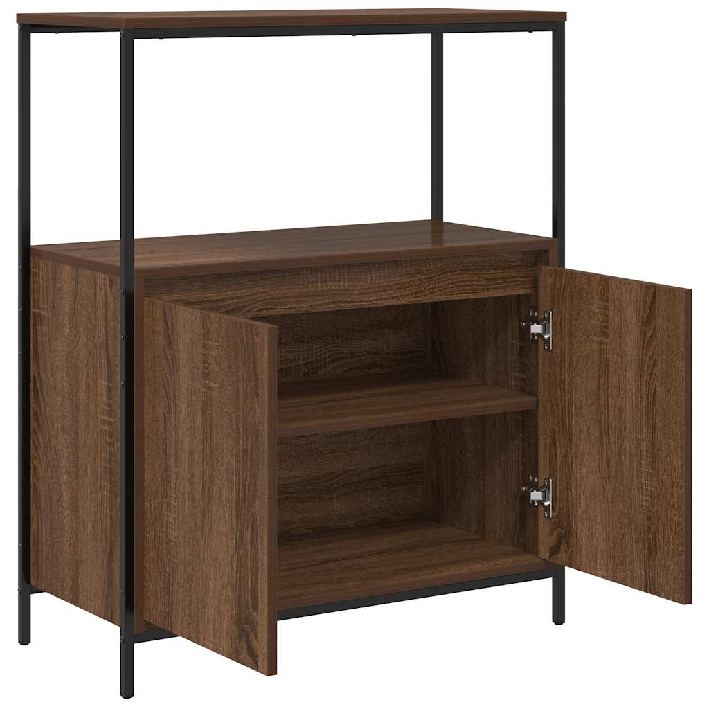 vidaXL Dulap de baie cu rafturi Stejar maro 76,5x35x95 cm