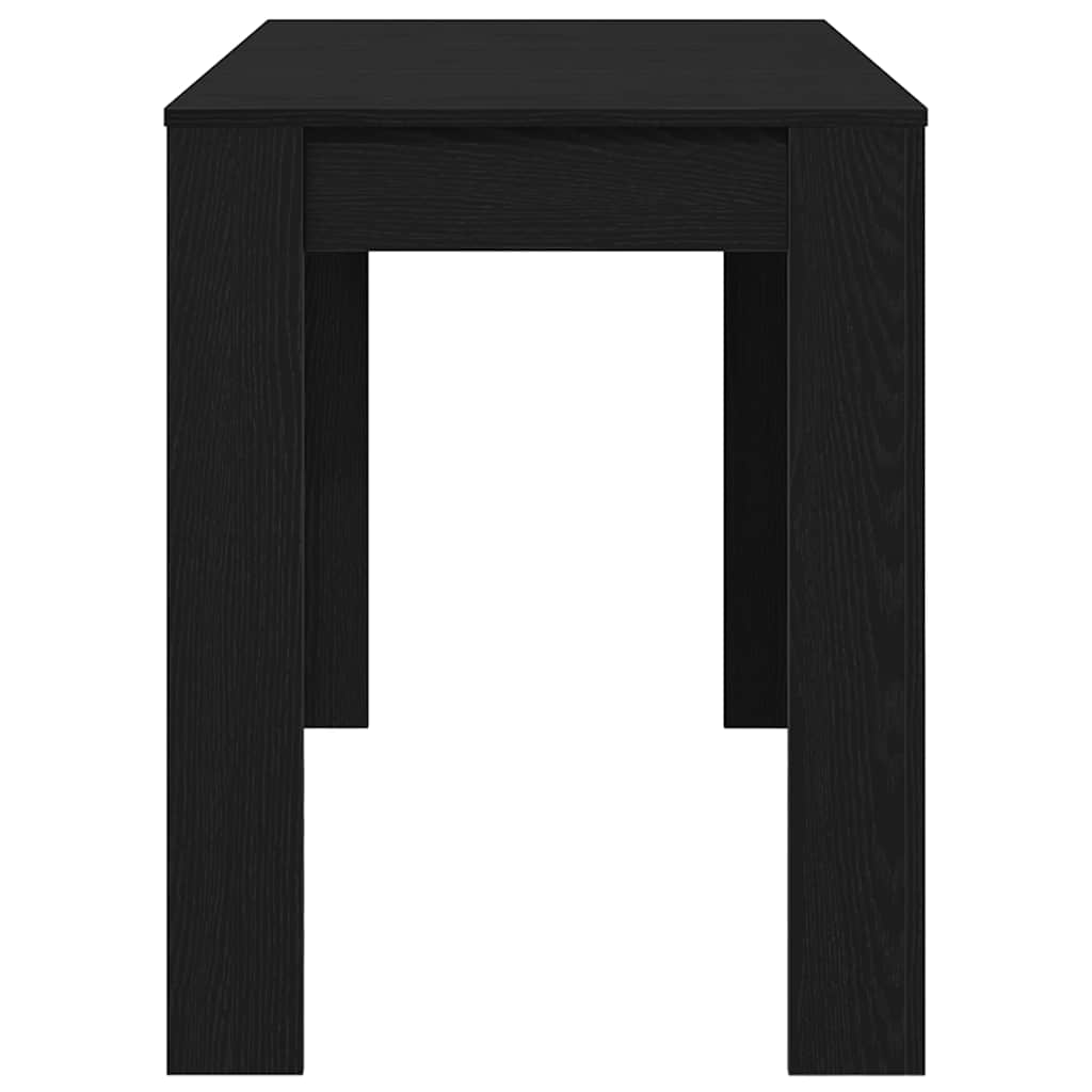 vidaXL Masa de sufragerie din stejar negru 120x60x76 cm lemn prelucrat
