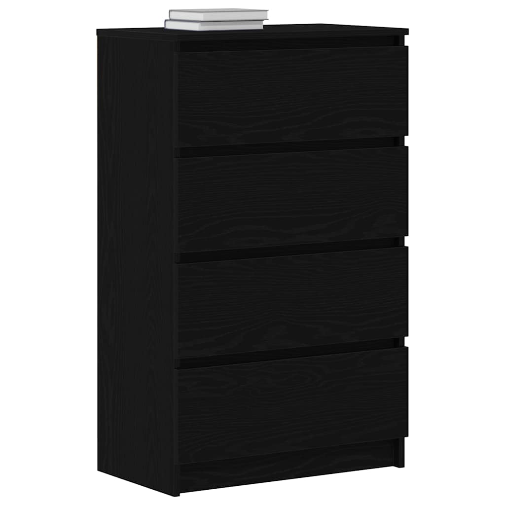 vidaXL Bufetă Stejar negru 60x35x98,5 cm Lemn prelucrat vidaXL Bufetă Stejar negru 60x35x98,5 cm Lemn prelucrat