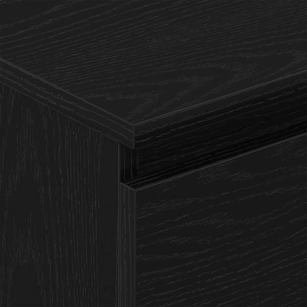 vidaXL Bufetă Stejar negru 60x35x98,5 cm Lemn prelucrat vidaXL Bufetă Stejar negru 60x35x98,5 cm Lemn prelucrat