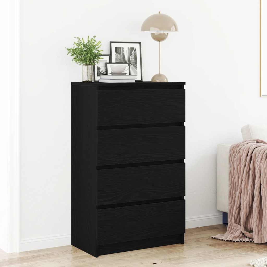 vidaXL Bufetă Stejar negru 60x35x98,5 cm Lemn prelucrat vidaXL Bufetă Stejar negru 60x35x98,5 cm Lemn prelucrat