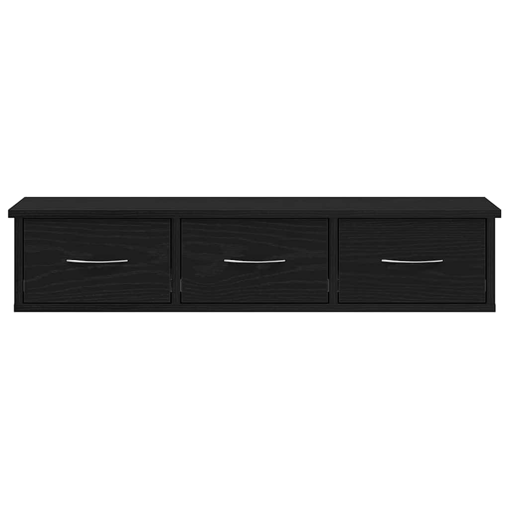 vidaXL Dulap de perete Stejar negru 88x26x18,5 cm Lemn prelucrat vidaXL Dulap de perete Stejar negru 88x26x18,5 cm Lemn prelucrat