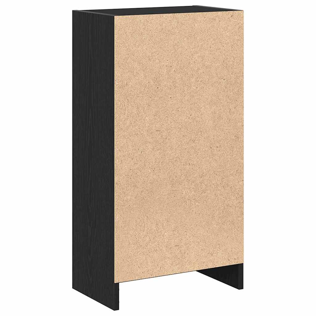 vidaXL Bibliotecă Stejar negru 40x24x76 cm Lemn prelucrat vidaXL Bibliotecă Stejar negru 40x24x76 cm Lemn prelucrat