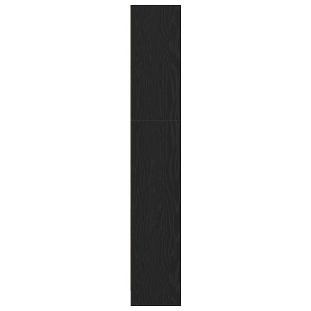 vidaXL Bibliotecă cu 4 etaje Stejar negru 80x24x143 cm Lemn prelucrat vidaXL Bibliotecă cu 4 etaje Stejar negru 80x24x143 cm Lemn prelucrat