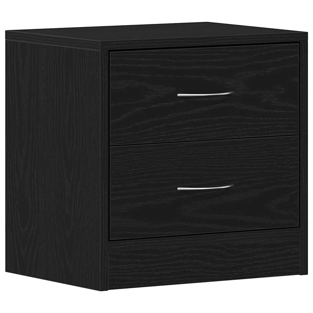 vidaXL Noptiera stejar negru 40x30x40 cm lemn prelucrat
