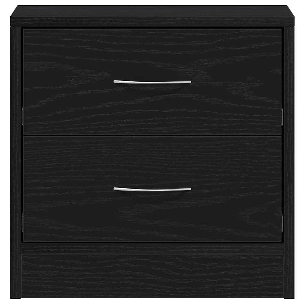 vidaXL Noptiera stejar negru 40x30x40 cm lemn prelucrat