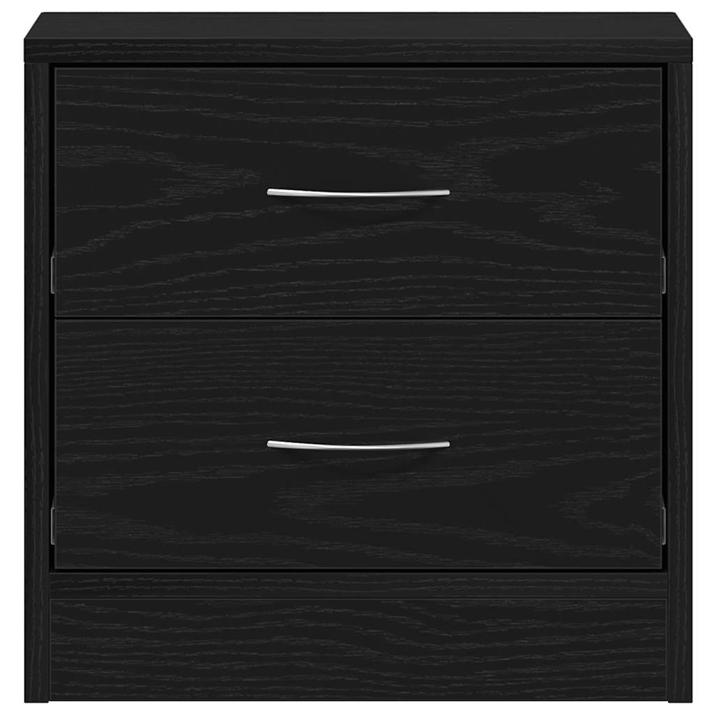 vidaXL Noptiere 2 buc stejar negru 40x30x40 cm lemn de stratificat