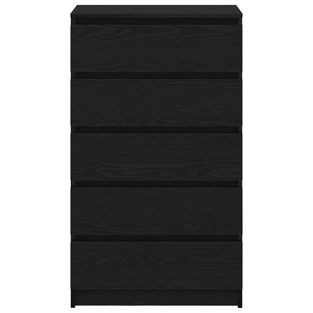 vidaXL Dulap cu sertar, stejar negru, 60x36x103 cm, lemn prelucrat