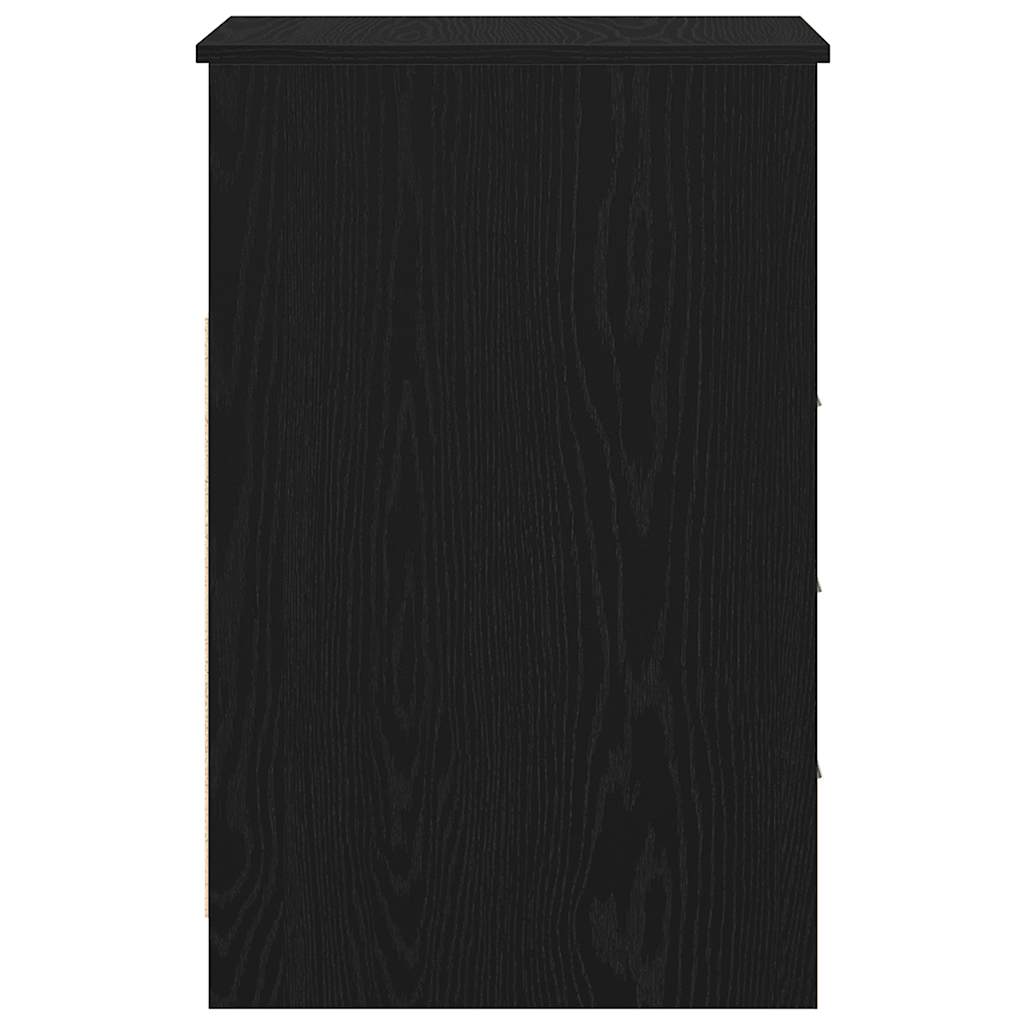 vidaXL Dulap cu sertare, stejar negru, 40x50x76 cm, lemn prelucrat vidaXL Dulap cu sertare, stejar negru, 40x50x76 cm, lemn prelucrat