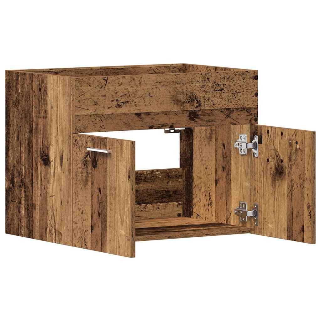 vidaXL Dulap chiuvetă baie, lemn vechi, 60x38,5x46 cm, lemn prelucrat vidaXL Dulap chiuvetă baie, lemn vechi, 60x38,5x46 cm, lemn prelucrat