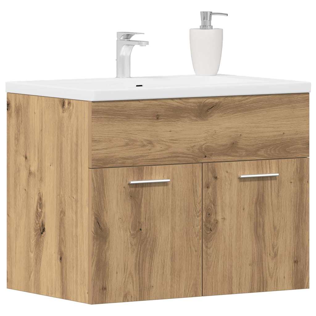 vidaXL Dulap chiuvetă baie, stejar artizanal, 60x38,5x46 cm, lemn vidaXL Dulap chiuvetă baie, stejar artizanal, 60x38,5x46 cm, lemn