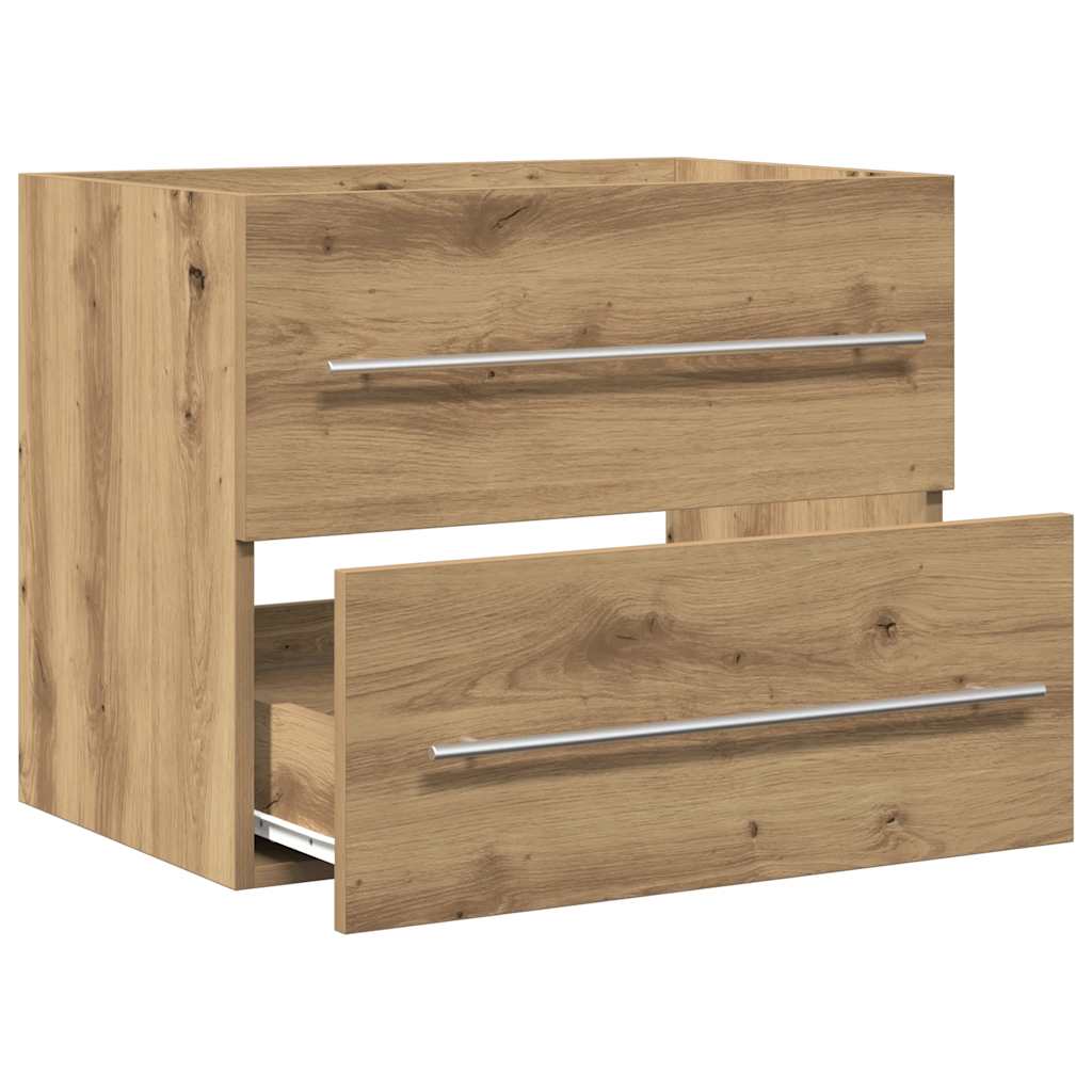 vidaXL Dulap pentru chiuveta de baie Stejar Artisan Lemn prelucrat vidaXL Dulap pentru chiuveta de baie Stejar Artisan Lemn prelucrat