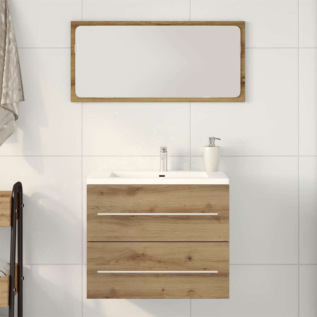 vidaXL Dulap pentru chiuveta de baie Stejar Artisan Lemn prelucrat vidaXL Dulap pentru chiuveta de baie Stejar Artisan Lemn prelucrat