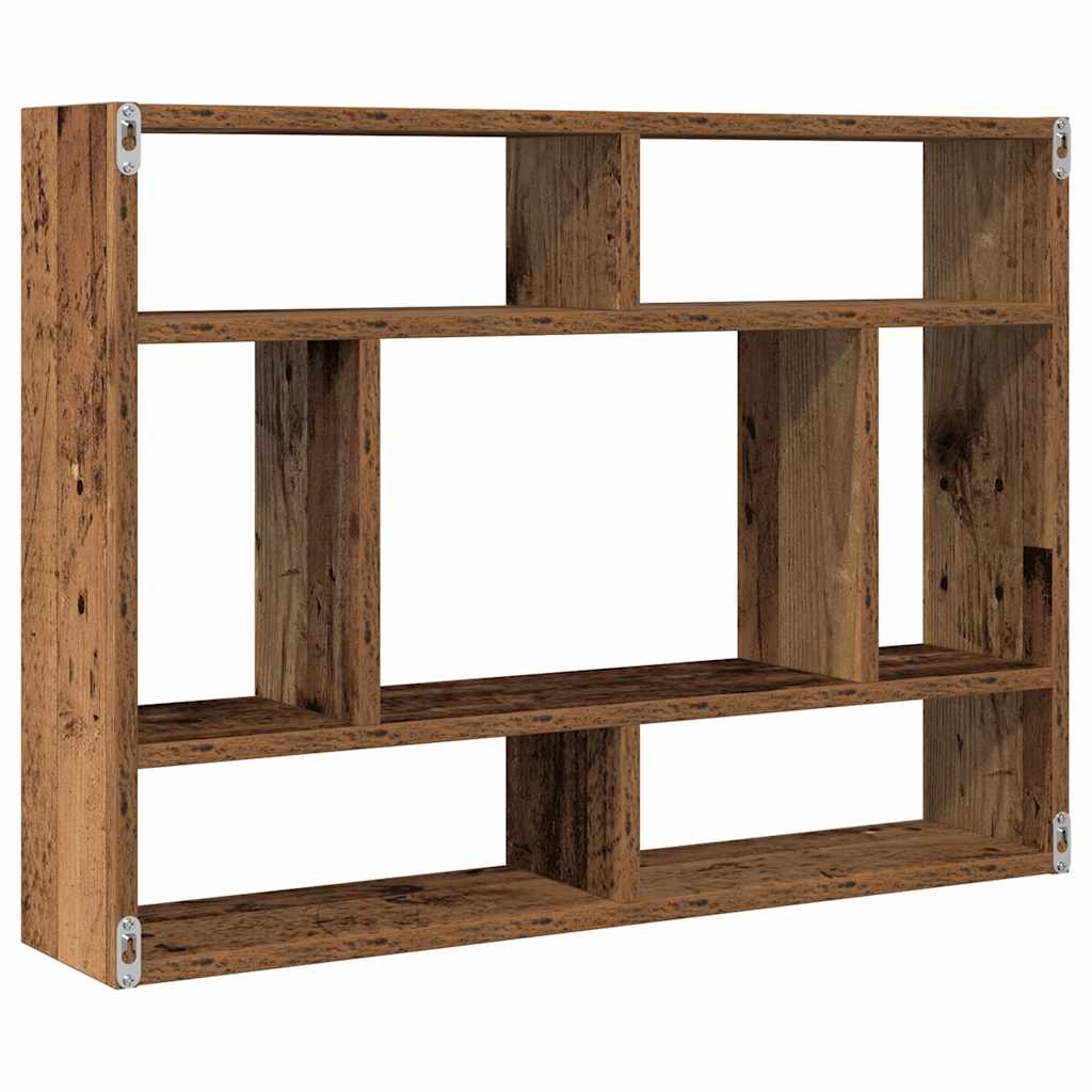 vidaXL Raft de perete, lemn vechi, 75x16x55 cm, lemn prelucrat vidaXL Raft de perete, lemn vechi, 75x16x55 cm, lemn prelucrat