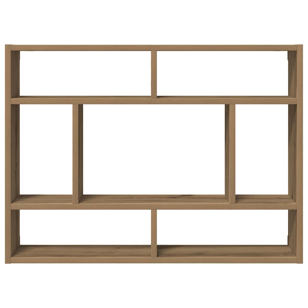 vidaXL Raft de perete, stejar artizanal, 75x16x55 cm, lemn prelucrat vidaXL Raft de perete, stejar artizanal, 75x16x55 cm, lemn prelucrat