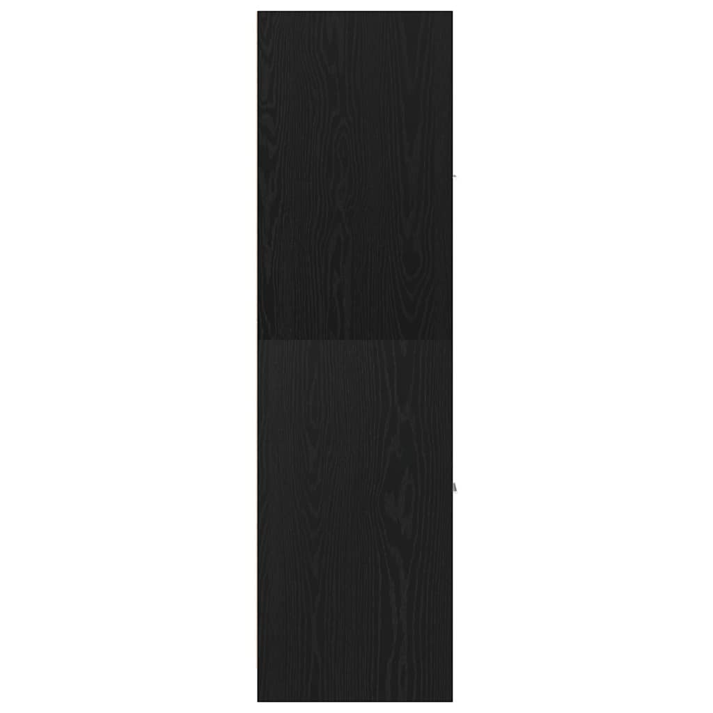 vidaXL Dulap de farmacie, stejar negru, 30x41x144,5 cm, lemn prelucrat