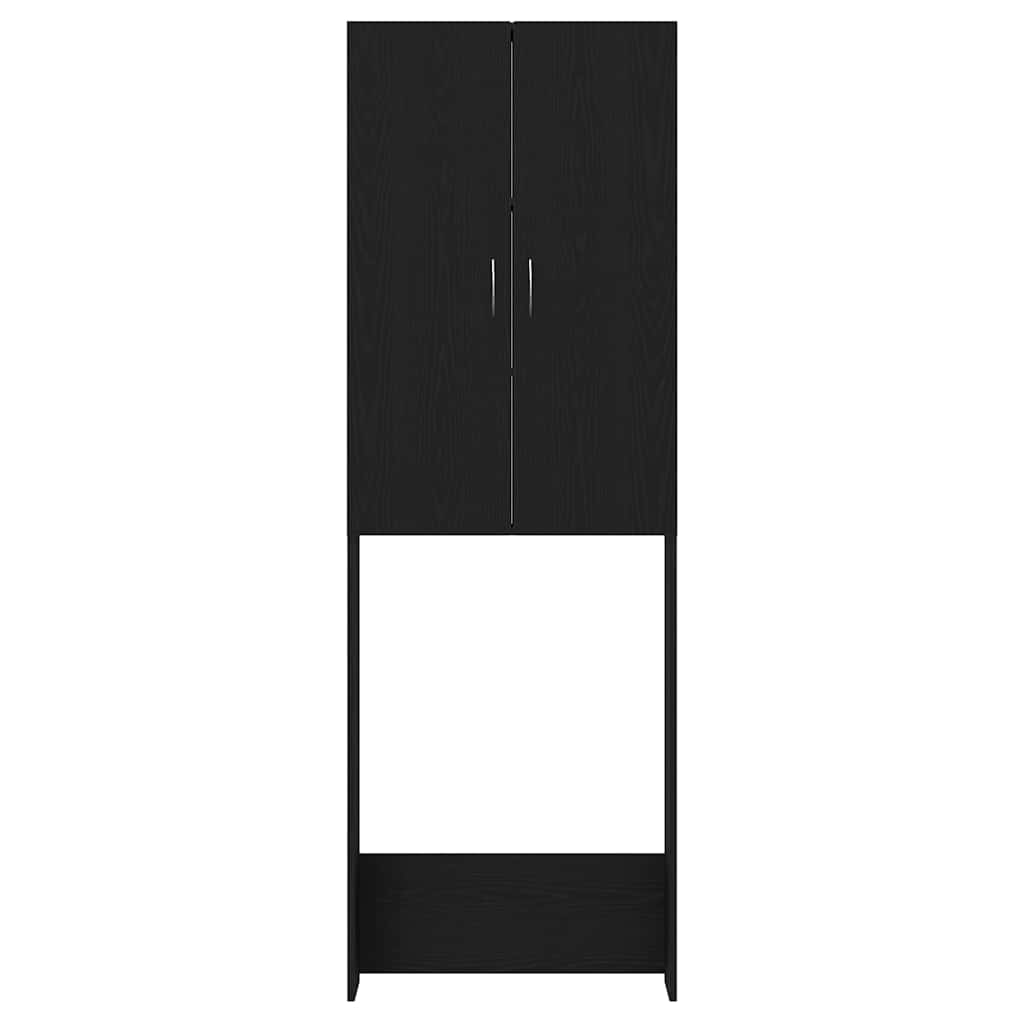 vidaXL Dulap mașina de spălat, stejar negru, 64x25,5x190 cm