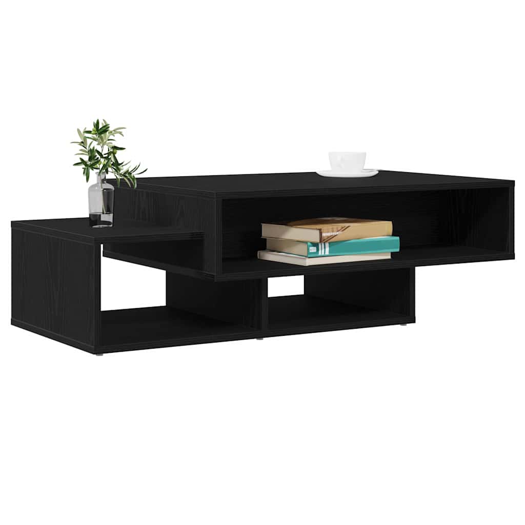 vidaXL Măsuță de cafea, stejar negru, 105x55x32 cm, lemn prelucrat vidaXL Măsuță de cafea, stejar negru, 105x55x32 cm, lemn prelucrat