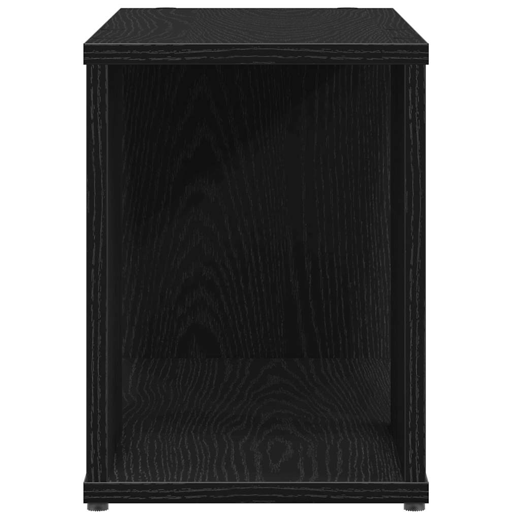 vidaXL Dulap TV Stejar Negru 60x24x32 cm Lemn prelucrat
