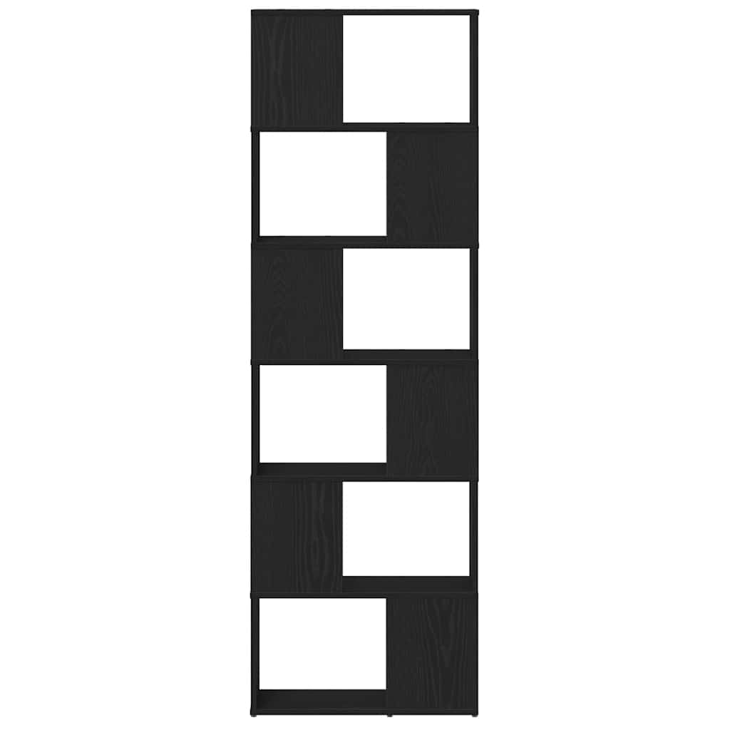 vidaXL Dulap cu cărți/Separator de cameră Stejar negru 60x24x186 cm vidaXL Dulap cu cărți/Separator de cameră Stejar negru 60x24x186 cm