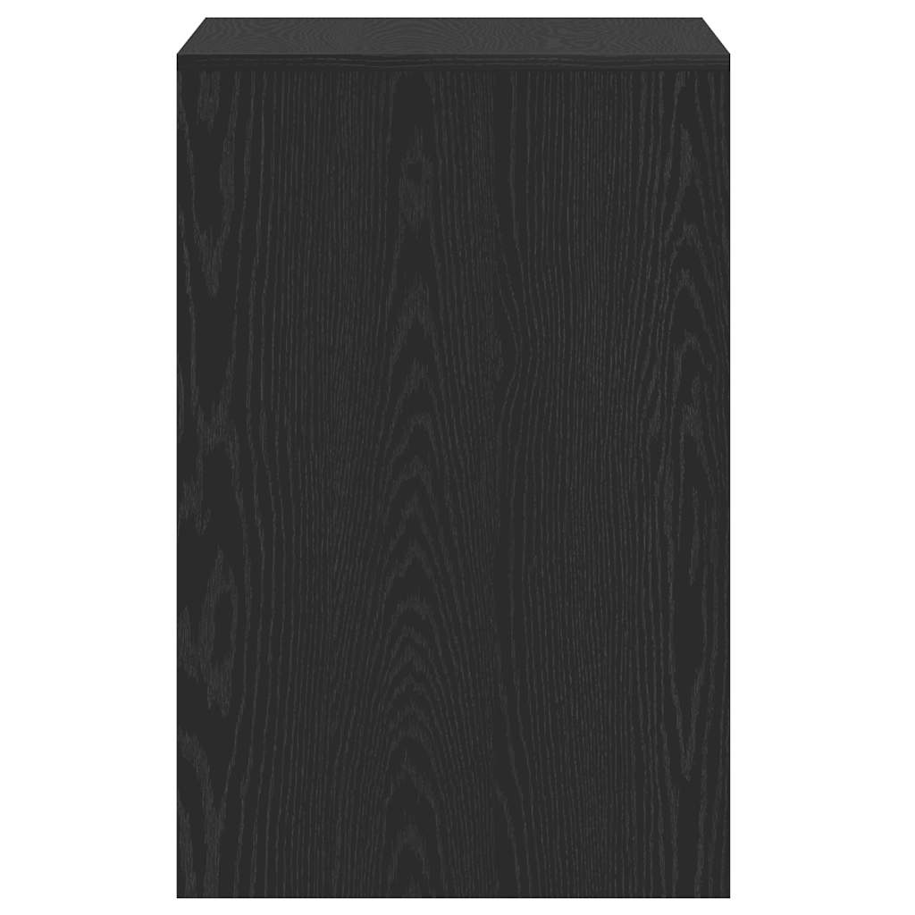 vidaXL Birou Stejar negru 101x50x76,5 cm Lemn prelucrat