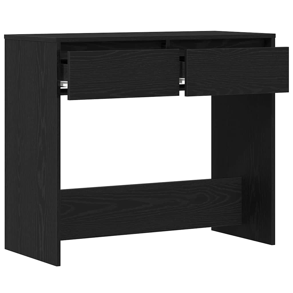vidaXL Consolă Stejar negru 89x41x76,5 cm Lemn prelucrat vidaXL Consolă Stejar negru 89x41x76,5 cm Lemn prelucrat